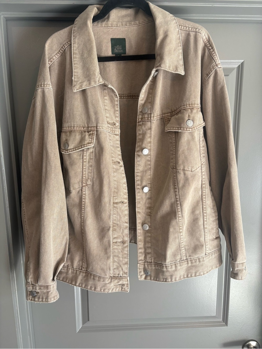 wild fable Tan Denim Jacket